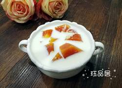 电饭锅木瓜炖牛奶