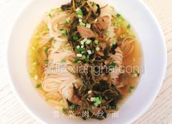 雪菜肉丝面