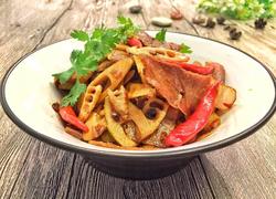 鲜笋炒腊肉