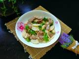 肉片炒山药
