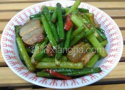 蒜苗炒肉