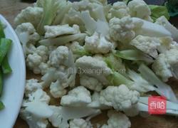 炒菜花的做法图解3