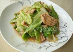 圆白菜炒肉