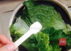 清炒生菜的做法图解2