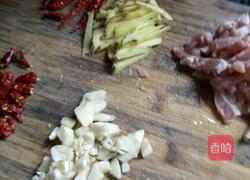 豆角炒肉丝的做法图解3