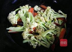 炒菜花的做法图解6