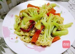 炒菜花的做法图解7