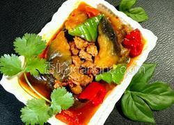 酱香肉末烧茄子