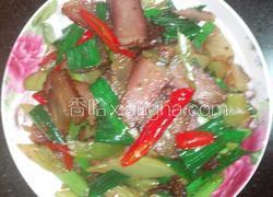 莴苣炒老腊肉