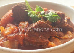 番茄炖牛肉