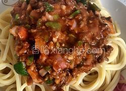 意大利番茄肉酱面