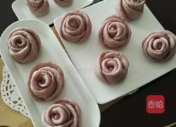 紫薯玫瑰馒头的做法图解17