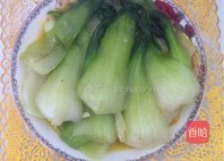 清炒油菜的做法图解3