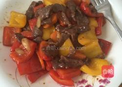 彩椒炒牛肉的做法图解5