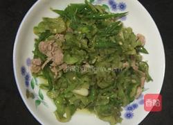 苦瓜炒肉的做法图解6