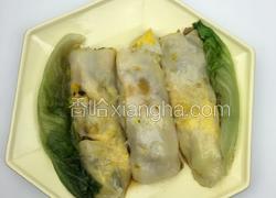自制香菇猪肉鸡蛋肠粉
