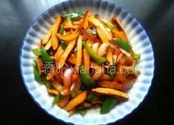 洋葱青椒炒豆干