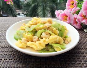 虾仁鸡蛋炒苦瓜[图]