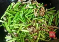 蒜苔肉丝的做法图解5