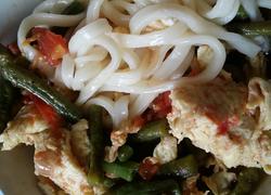 豆角西红柿鸡蛋面