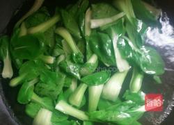 小油菜呛豆皮的做法图解1