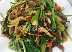 仔姜炒黄牛肉丝