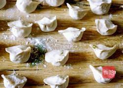 小葱 豇豆 鸡蛋 酸辣汤饺的做法图解8