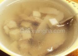 白茯苓麦冬山药炖瘦肉
