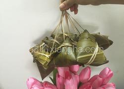 红豆碱水粽