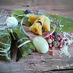 香菇花生肉粽(龙舟粽)的做法[图]