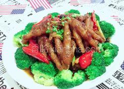 西兰花红烧鸡爪