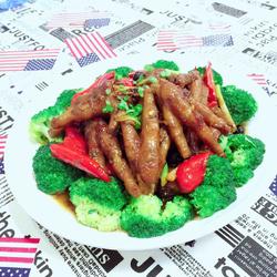 西兰花红烧鸡爪的做法[图]