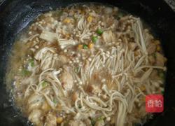 鸡丁炖金针菇的做法图解3