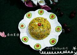 咸蛋黄炒豆渣