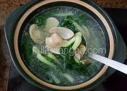 盐水蛤蜊煲小白菜