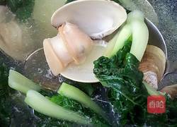 盐水蛤蜊煲小白菜的做法图解5
