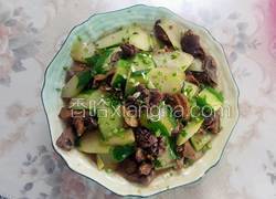 鸡杂爆炒青瓜