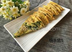 菠菜鸡蛋饼