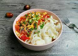 豆角西红柿鸡蛋打卤面