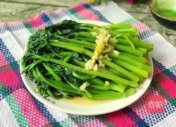 炒菜心的做法图解8