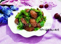 青椒炒腊香肠