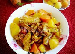 土豆炖鸡块