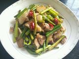蒜苗炒肉