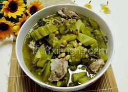 酸菜苦瓜排骨汤