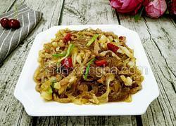 泡菜苕粉炒肉丝
