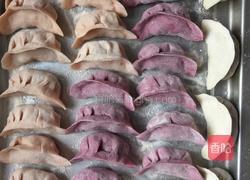 彩色饺子的做法图解4