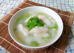 生菜龙利鱼片粥