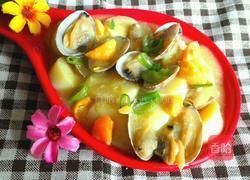 花蛤炖曰本豆腐的做法图解12