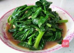 蒜片炒耳子菜的做法图解4