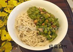 肉丁豆角打卤面